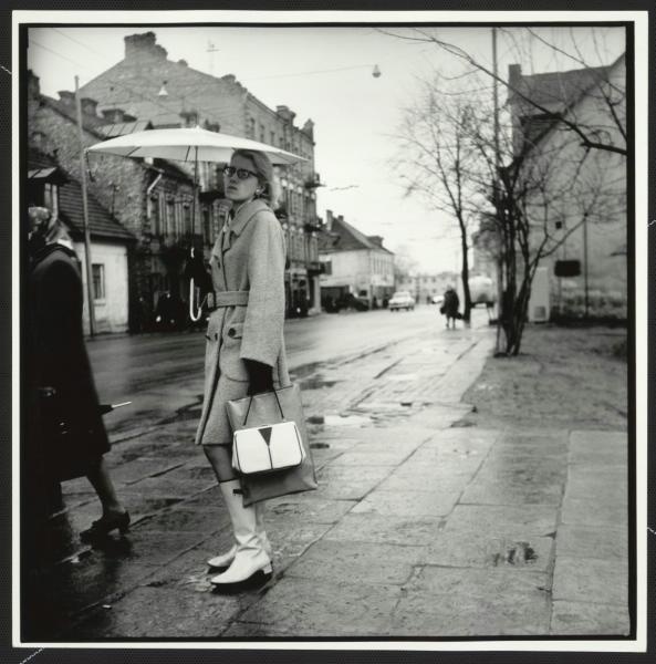 Улица Кальварию. «Стильная девушка», 1967 год, Литовская ССР, г. Вильнюс