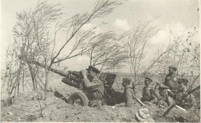 Артиллерийский расчет, 1942 год