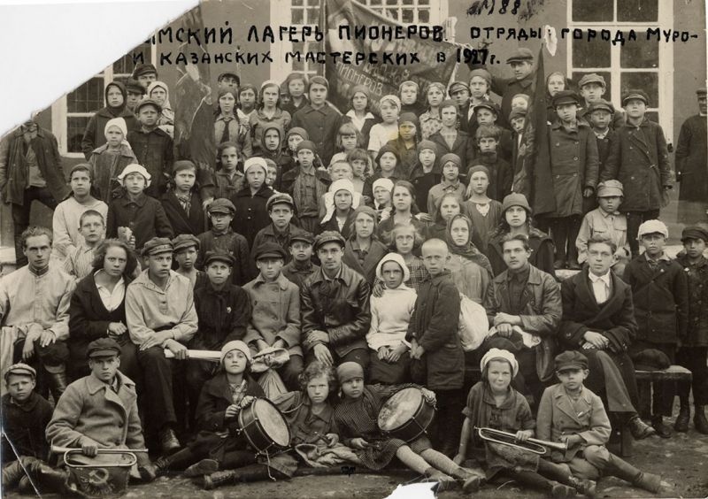 Муромский лагерь пионеров, 1927 год, Владимирская губ., г. Муром