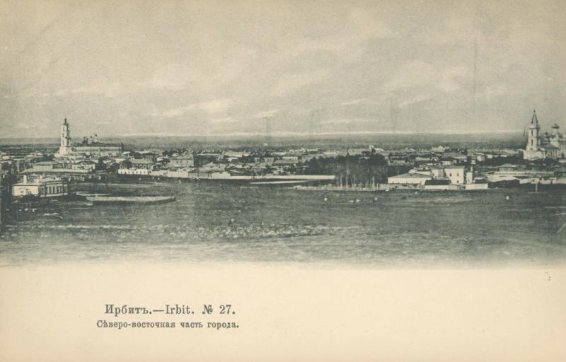 Северо-восточная часть города, 1906 год, Пермская губ., г. Ирбит