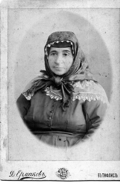 Портрет грузинской женщины, 1890-е, Грузия, г. Тифлис