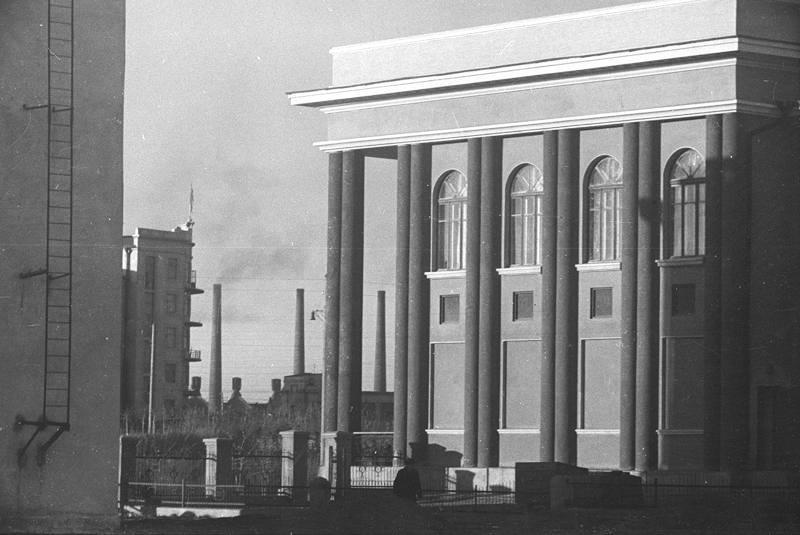 Фасад Госбанка, 1937 год, г. Магнитогорск