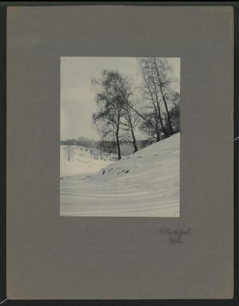 Зимний пейзаж, 1906 год