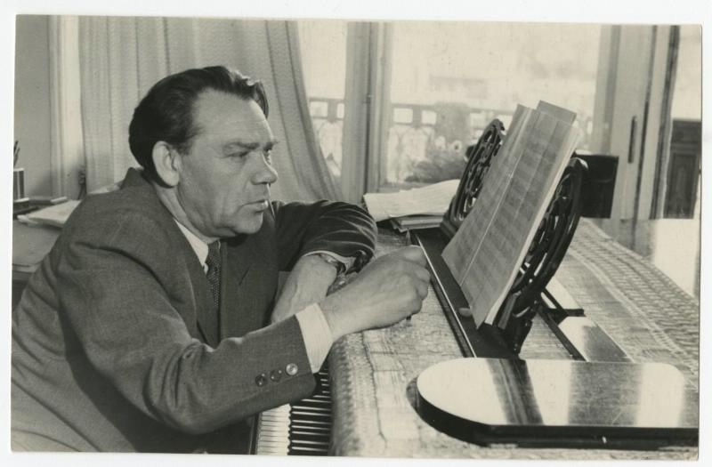Композитор Анатолий Новиков, 1950-е