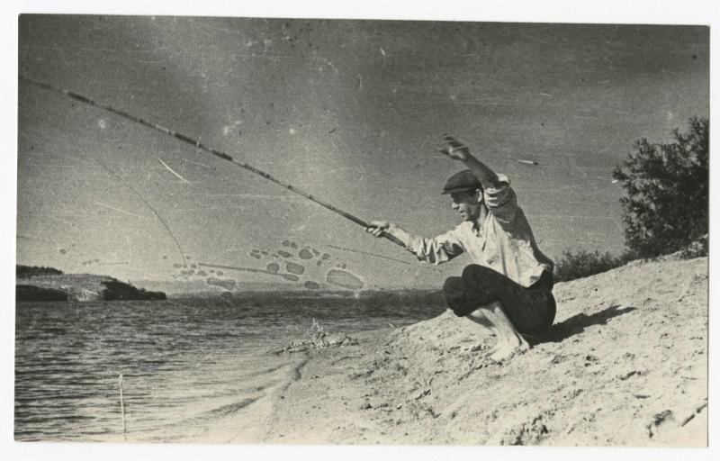 На рыбалке, 1950-е