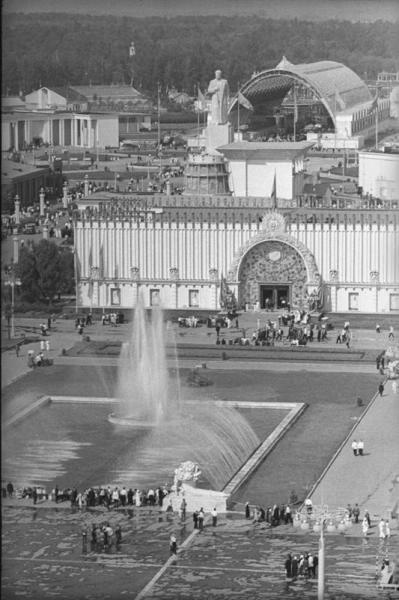 ВСХВ. Колхозная площадь, 1939 год, г. Москва