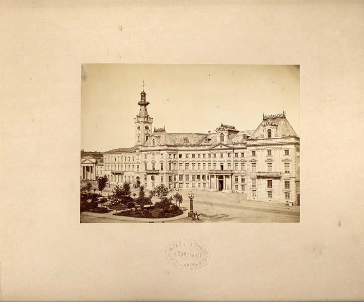 Архитектурный пейзаж, 1870-е, Царство Польское, г. Варшава