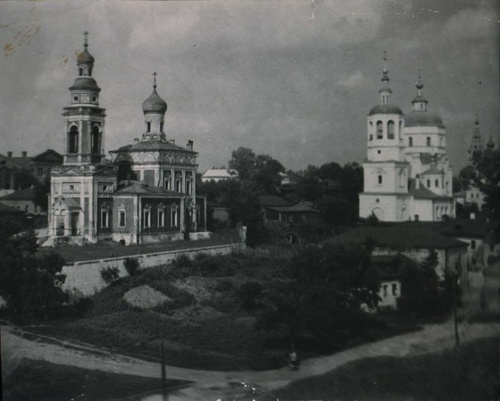 Церкви Ильинская и Успения в старом посаде, 1910-е, г. Серпухов