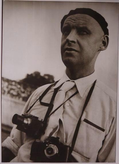 Александр Родченко на стадионе «Динамо», 1935 год, г. Москва. Выставка «Фотографы» с этой фотографией.