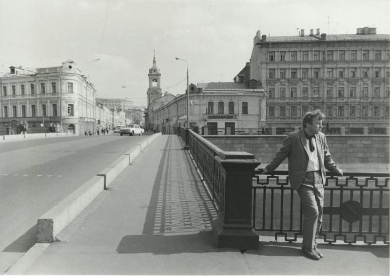 Вид на Пятницкую улицу от Чугунного моста, 11 июня 1972, г. Москва. Выставка «Мосты Москвы» с этой фотографией.&nbsp;