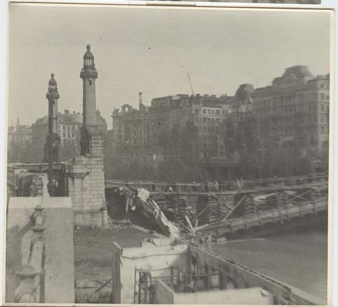 Мост, 1945 год, Австрия, г. Вена