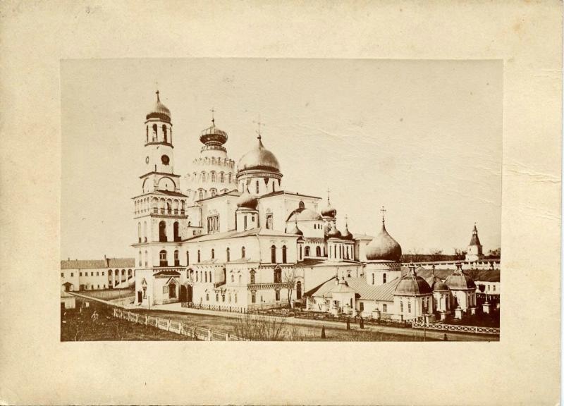 Вид на Новоиерусалимский монастырь, 1870-е, Московская губ., Звенигородский у., г. Воскресенск