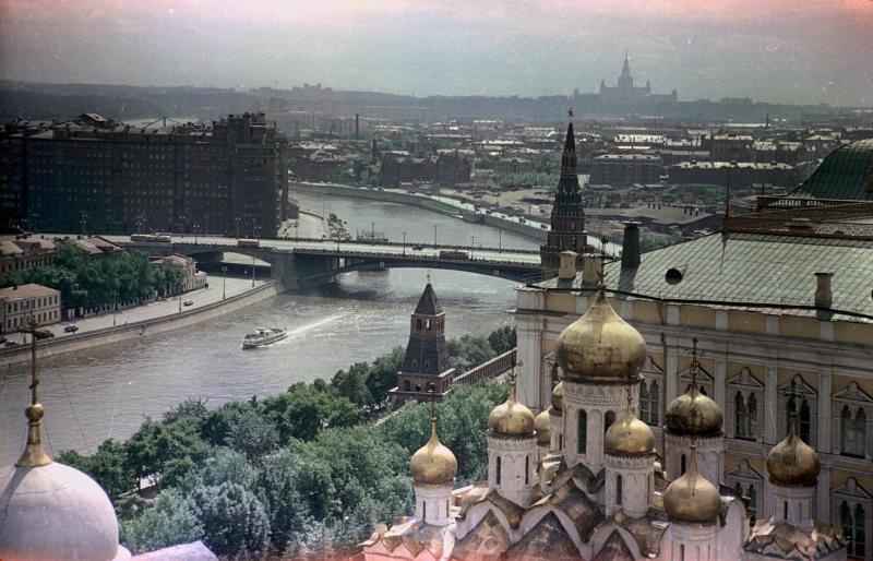 Панорама Москвы-реки и Москвы (с колокольни Ивана Великого), 1954 - 1957, г. Москва