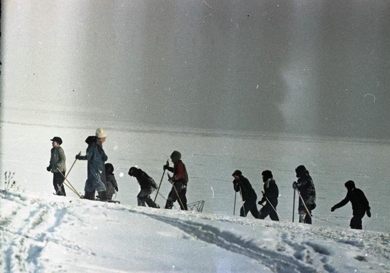 Юные лыжники, 1964 год, г. Магнитогорск