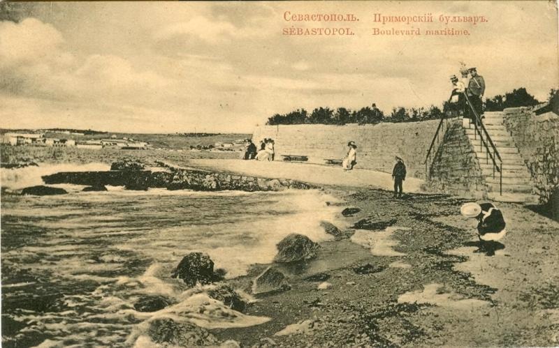 Приморский бульвар, 1901 - 1910, Таврическая губ., Крым, г. Севастополь