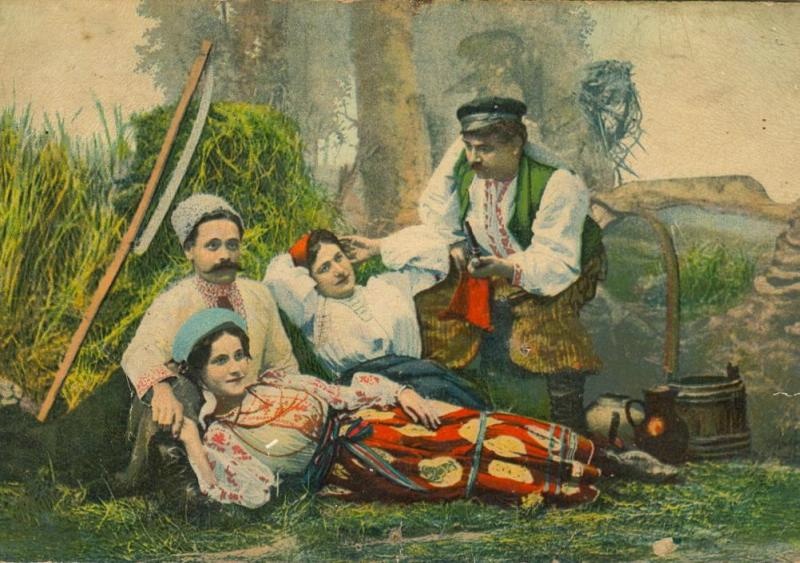 Типы и виды Малороссии. «Спочивок», 1900-е. Спочивок в переводе с украинского – покой.&nbsp;