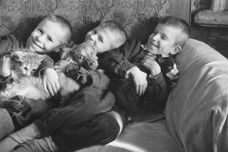В детском доме «Молодой рабочий», 1940 - 1942, Московская обл., г. Пушкино