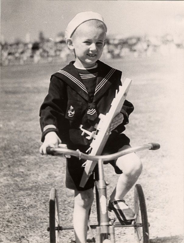 Победитель гонки малышей на 1-м городском фестивале молодежи, 1957 год, Владимирская обл., г. Муром. Выставка «СССР в 1957 году» с этой фотографией.