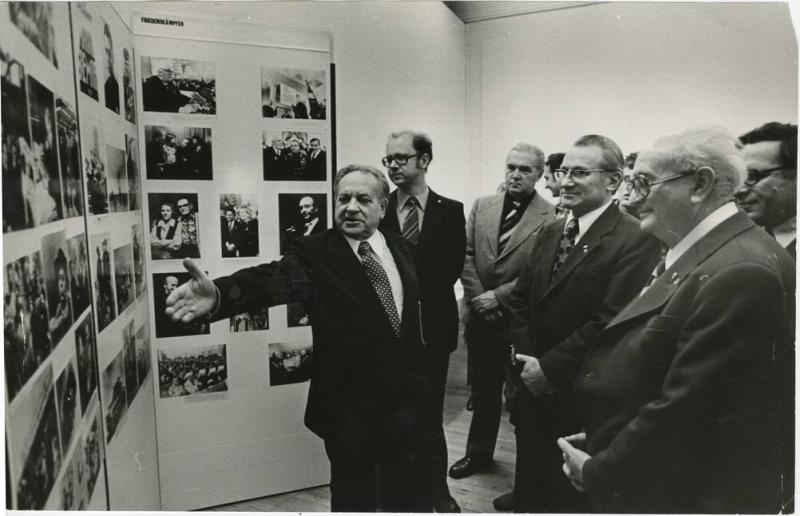 Виктор Темин на персональной фотовыставке, 1 января 1980 - 31 января 1987, ГДР, г. Берлин