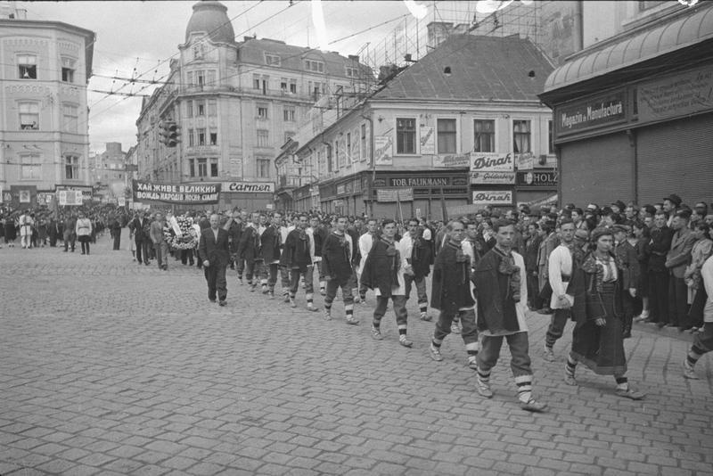 Демонстрация памяти Юрия Федьковича, 2 августа 1940 - 31 декабря 1940, Молдавская ССР, Северная Буковина, г. Черновицы