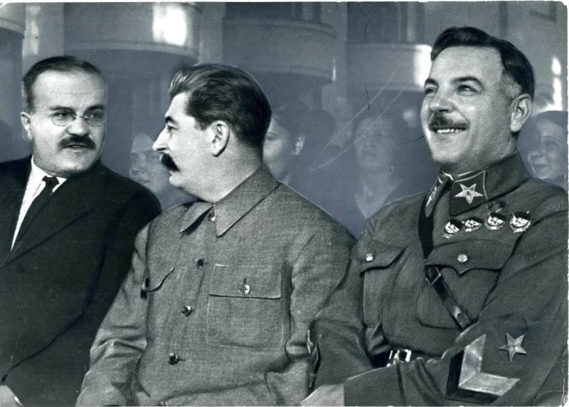 Вячеслав Молотов, Иосиф Сталин, Климент Ворошилов, 1935 - 1939, г. Москва