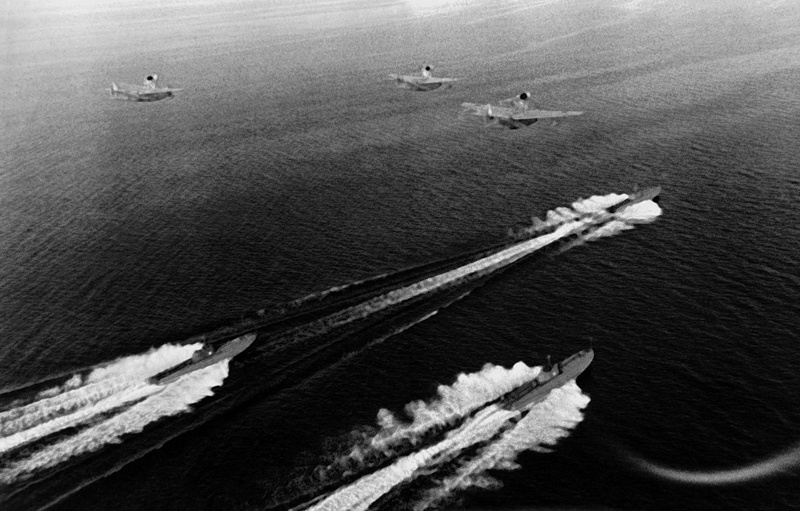 Торпедная атака, январь 1936, Балтика. Выставка «Балтика-9.3» с этой фотографией.&nbsp;