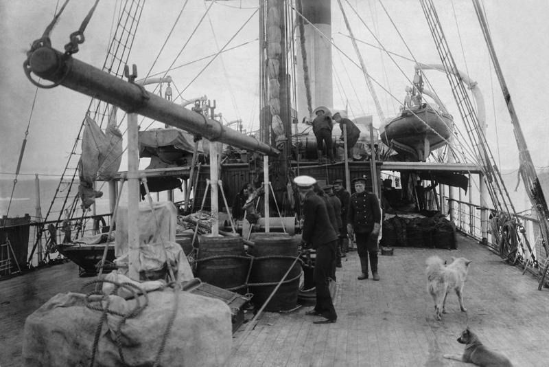 Работы на ледоколе «Вайгач», командовал Александр Колчак. Гидрографическая экспедиция Северного Ледовитого океана, 1913 год