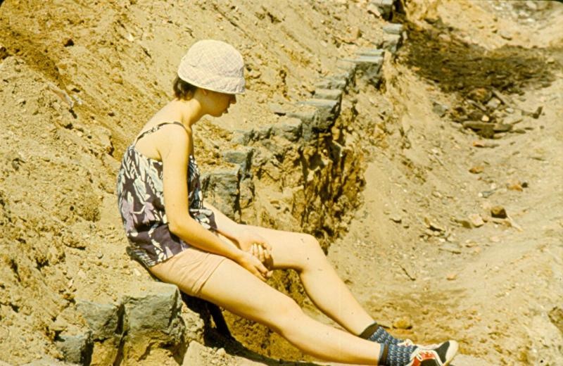 На археологических раскопках, 1989 год, г. Москва