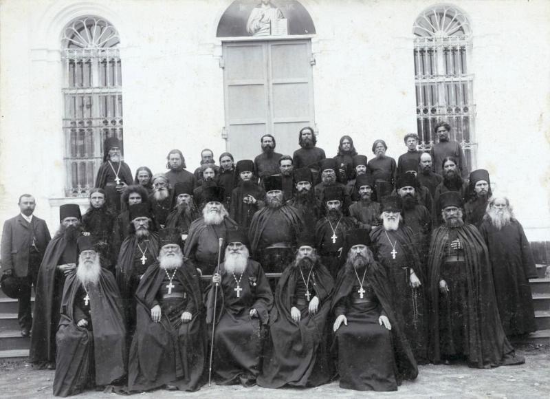 Группа священнослужителей, 1900-е, Московская губ.