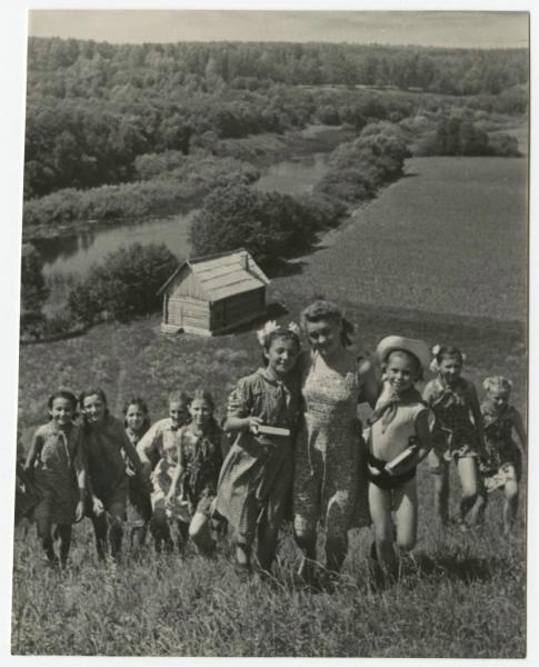 В лагере под Вереей, 1949 год