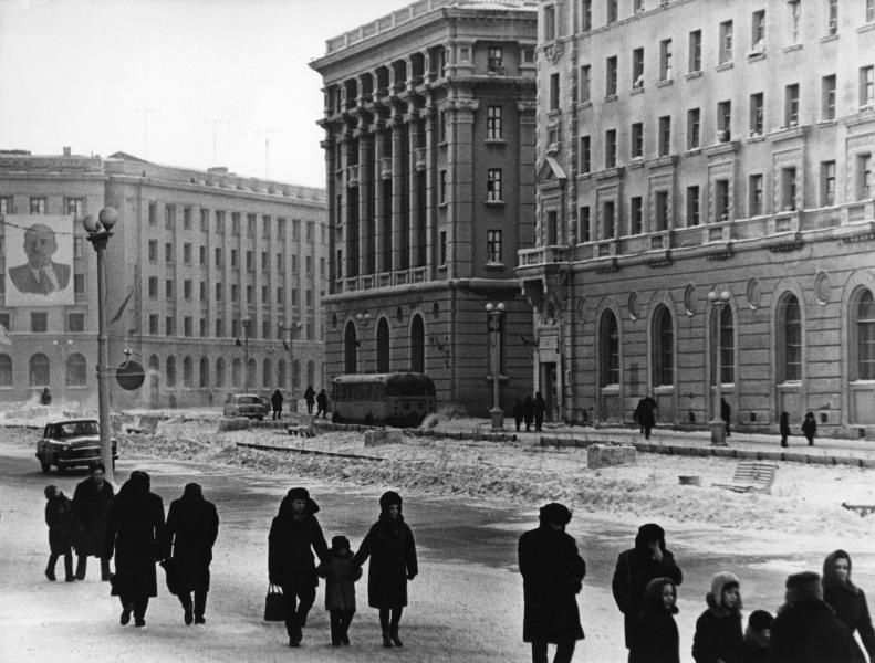Зимний день, 1965 год, г. Норильск