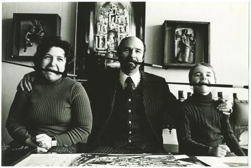 Семья художника Г. Кроллиса, 1980-е