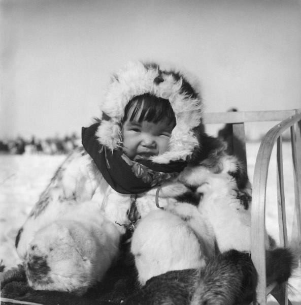 «Нам не страшен ни холод, ни пурга», 1980 год, Чукотский АО. Выставка «Нам не страшны мороз и вьюга» с этой фотографией.