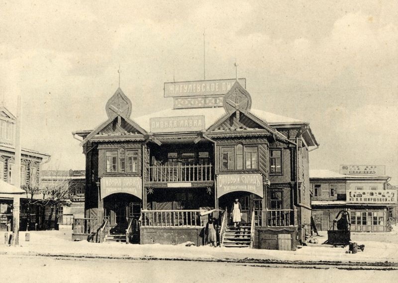 Пароходный склад в Казани, 1895 - 1905, г. Казань