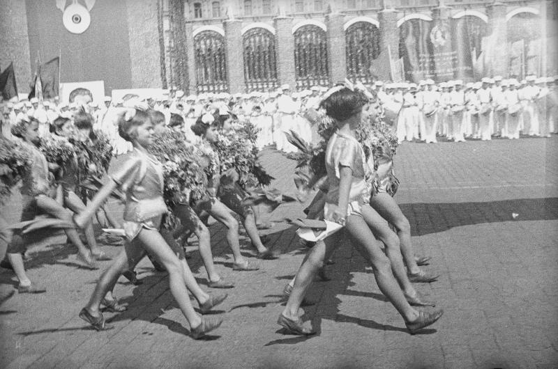 Физкультурный парад на Красной площади, 1938 год, г. Москва