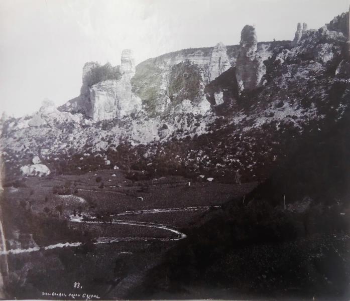 Военно-Осетинская дорога. Скалы Саирме, 1900-е, Кутаисская губ., Кутаисский у.