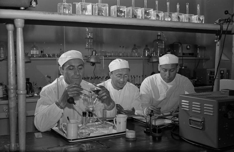В лаборатории, 1960-е
