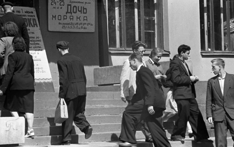 На улице, 1958 год, г. Свердловск