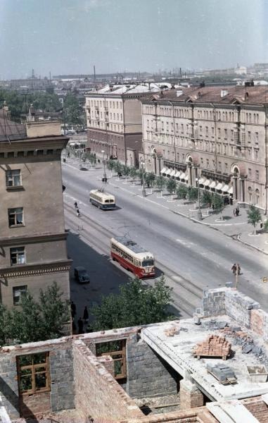 Улица Якова Свердлова, 1958 год, г. Свердловск