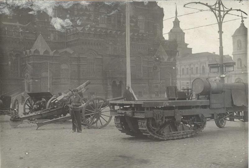 Выставка трофейного оружия на Красной площади, 27 июля 1921, г. Москва