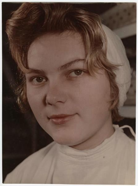 Девушка в белом халате, 1960-е