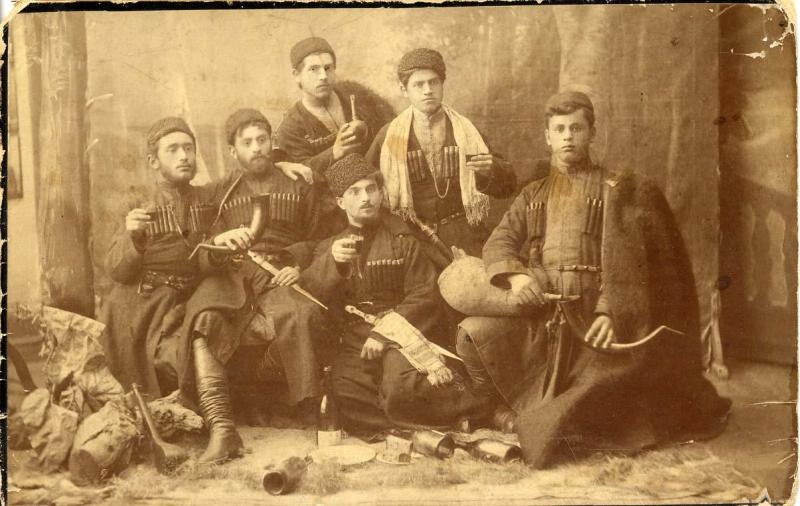 Джигиты, 1900-е, Тифлисская губ., г. Тифлис