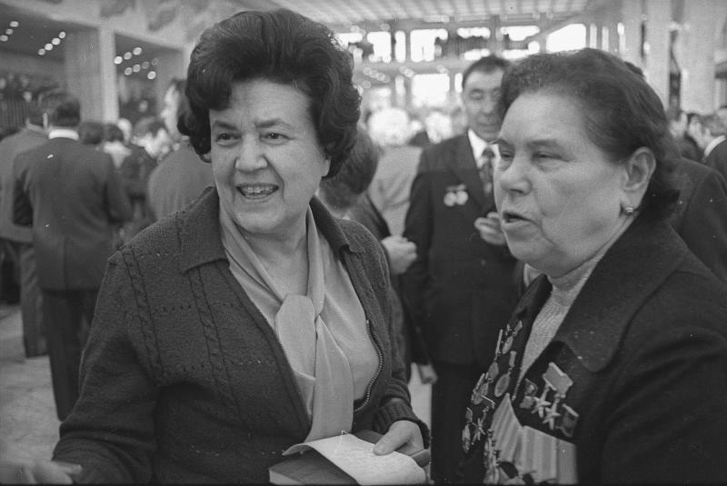 Прасковья Малинина на XXV съезде КПСС, 24 февраля 1976 - 5 марта 1976