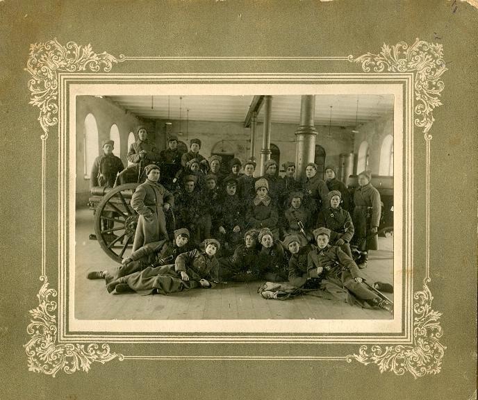 Красноармейцы Первой артшколы, 1920 год