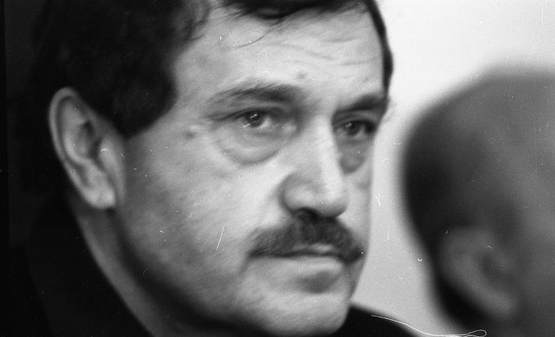 Василий Аксенов в редакции журнала «Юность», 1990 год, г. Москва