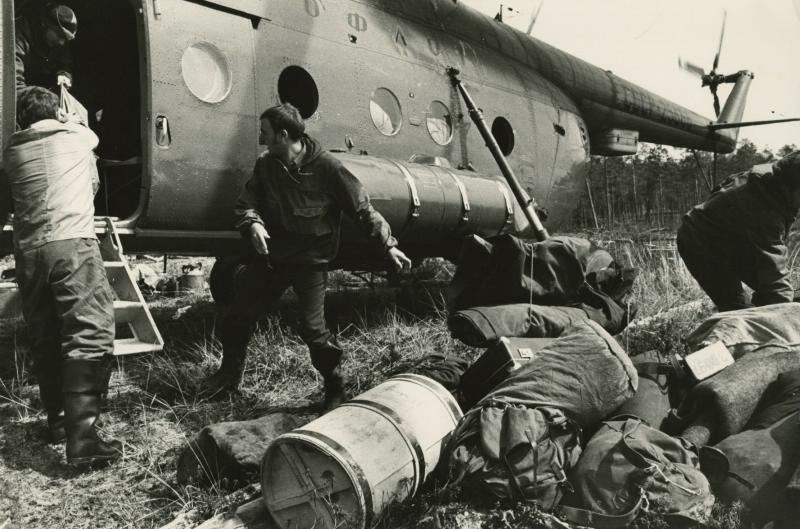 Самотлор, 1968 год, Тюменская обл.. Выставка «Аэрофлот» с этой фотографией.