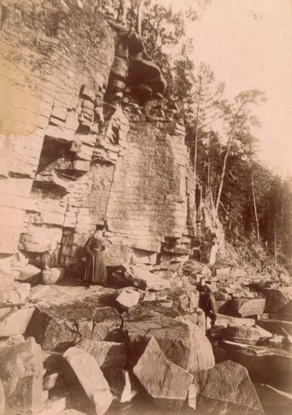 Скалы острова Валаам, 12 июля 1897, о. Валаам