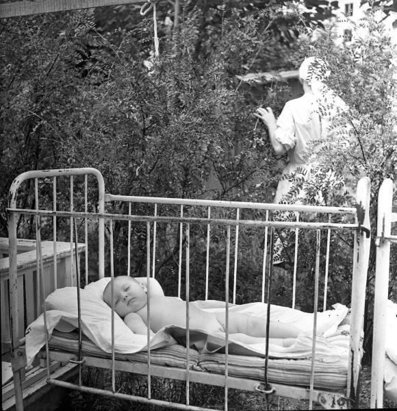 «Жарко!» 53-й детский санаторий Калининского райздрава Москвы, 1950 - 1965, г. Москва