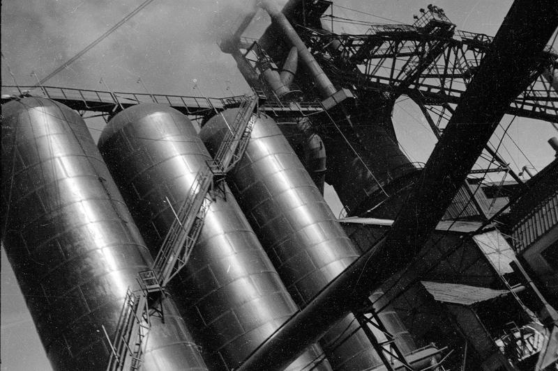 Металлургический завод. Воздухонагреватели, 1933 год, Украинская ССР, г. Макеевка