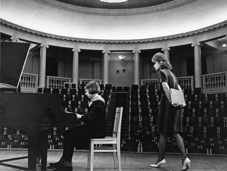 Репетиция, 1965 год, г. Норильск. Концертный зал Норильской детской школы искусств.